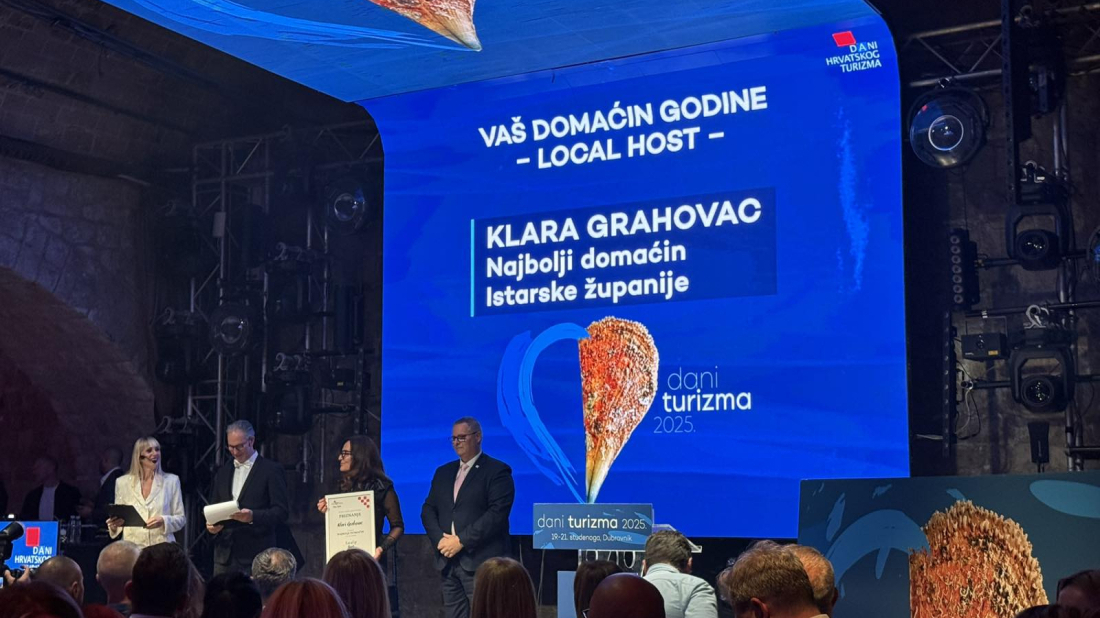 San Canzian i Klara Grahovac donijeli Istri dvije velike nagrade na Danima hrvatskog turizma